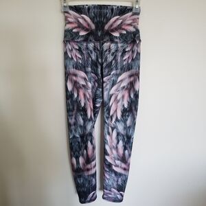 Evolution and Creation Feather Cropped Leggings